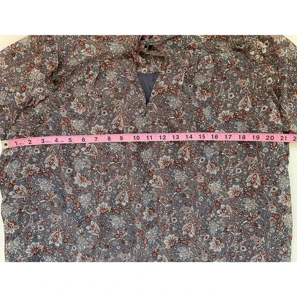 Dress Forum Floral Long Sleeve Short Peasant Dress Small - Picture 4 of 13